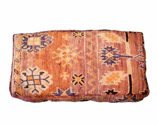 vintage floor cushion　グリーンベージュ CRAY_CC8_SASU_L_2d602f01-ea87-