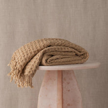 Load image into Gallery viewer, Turkish Cotton Throw Nutmeg