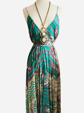Load image into Gallery viewer, Vintage Silk Sari Dress