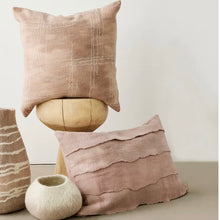 Load image into Gallery viewer, Dusty Rose Wool Pillow