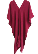 Load image into Gallery viewer, Tulum Kaftan Tunic Merlot