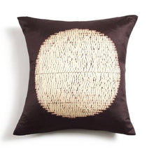 Load image into Gallery viewer, Shunya Black Silk Pillow 20”x20”