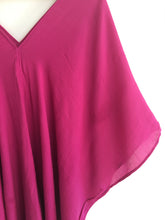 Load image into Gallery viewer, Tulum Kaftan Tunic Fuchsia