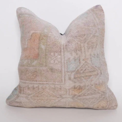 Vintage Turkish Pillow Shana 16”x16”