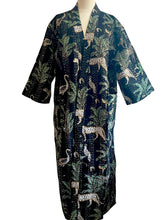 Load image into Gallery viewer, Jungle Kantha Robe Reversible
