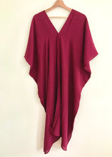 Load image into Gallery viewer, Tulum Kaftan Tunic Merlot