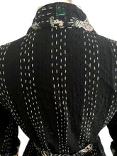 Load image into Gallery viewer, Jungle Kantha Robe Reversible