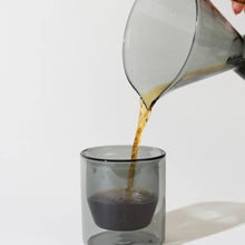 Load image into Gallery viewer, Glass Pour Over Carafe Smoke