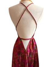 Load image into Gallery viewer, Vintage Silk Sari Dress