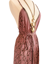 Load image into Gallery viewer, Vintage Silk Sari Dress