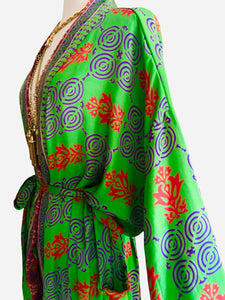 Vintage Silk Long Robe