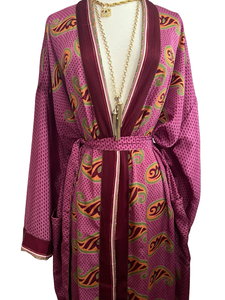 Vintage Silk Robe