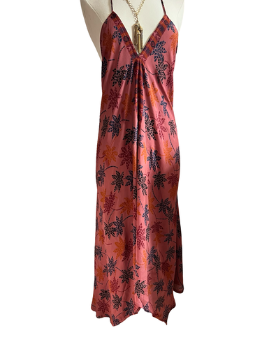 Vintage Silk Sari Dress Midi