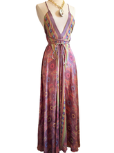 Load image into Gallery viewer, Vintage Silk Sari Dress