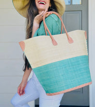 Load image into Gallery viewer, Santa Cruz Tote Seafoam