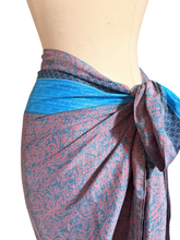 Load image into Gallery viewer, Vintage Silk Sari Sarong