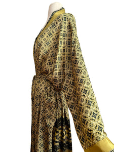 Vintage Silk Long Robe