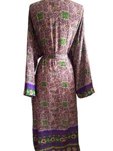 Vintage Silk Long Robe