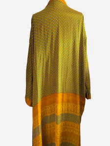 Vintage Silk Long Robe