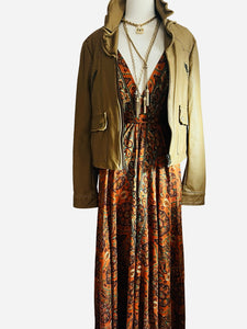 Vintage Silk Sari Dress