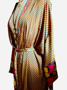 Vintage Silk Long Robe