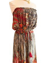 Load image into Gallery viewer, Vintage Silk Sari 2pc Skirt Set