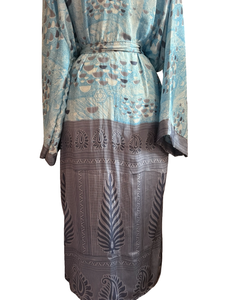 Vintage Silk Long Robe