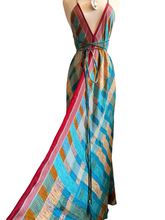 Load image into Gallery viewer, Vintage Silk Sari Dress
