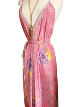 Load image into Gallery viewer, Vintage Silk Sari Dress