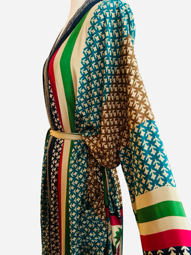 Vintage Silk Long Robe