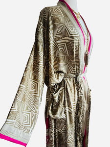 Vintage Silk Long Robe