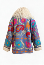 Load image into Gallery viewer, Vintage Suzani Embroidered Fleece Jacket