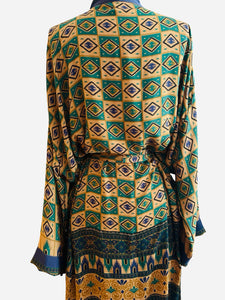Vintage Silk Long Robe