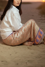 Load image into Gallery viewer, Vintage Sari Silk Palazzo Pant XS