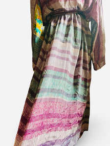 Vintage Silk Long Robe