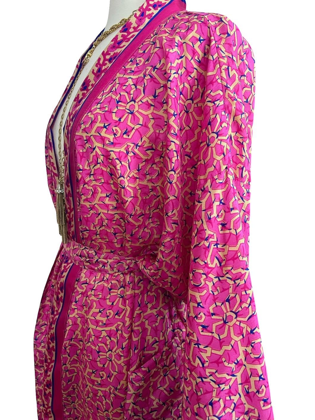 Vintage Silk Long Robe