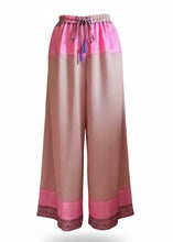 Load image into Gallery viewer, Vintage Sari Silk Palazzo Pant L/XL