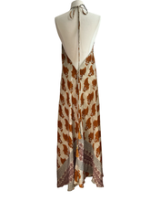 Load image into Gallery viewer, Vintage Silk Sari Dress