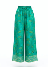 Load image into Gallery viewer, Vintage Sari Silk Palazzo Pant XS