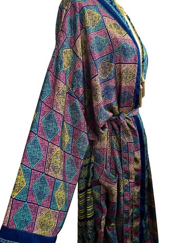 Vintage Silk Kimono Long Robe
