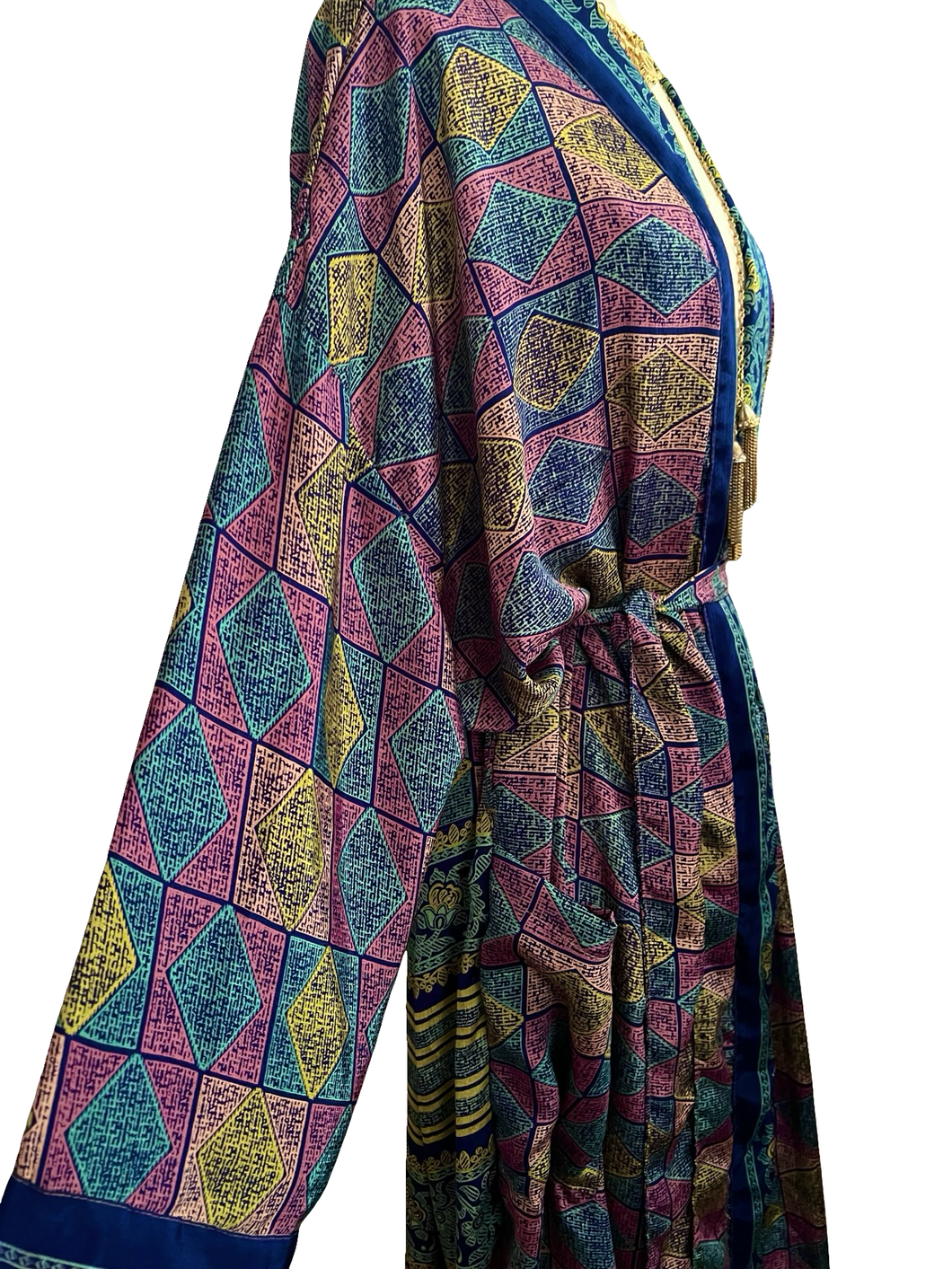 Vintage Silk Kimono Long Robe