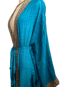 Vintage Silk Long Robe