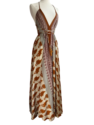 Vintage Silk Sari Dress