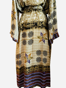 Vintage Silk Long Robe