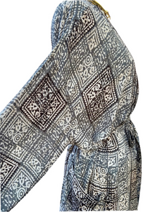 Vintage Silk Long Robe