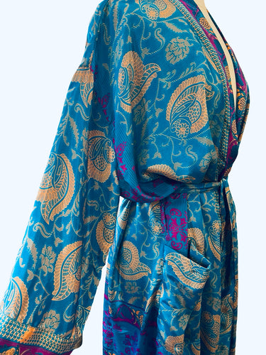 Vintage Silk Long Robe