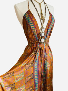 Vintage Silk Sari Dress