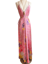 Load image into Gallery viewer, Vintage Silk Sari Dress
