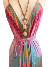 Load image into Gallery viewer, Vintage Silk Sari Dress