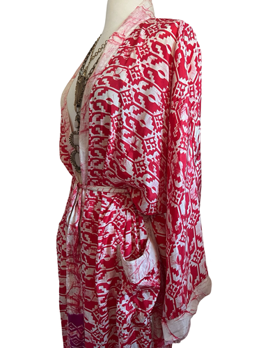 Vintage Silk Long Robe